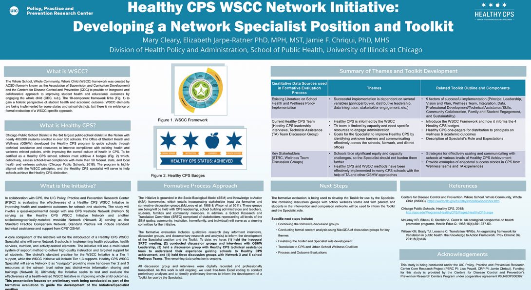 Healthy CPS WSCC Network Initiative: Developing a Network Specialist Position and Toolkit