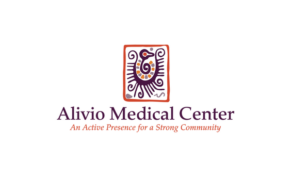 Logo for Alivio Medical Center: An Active Presence for a Strong Community